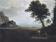 Claude Lorrain Landscape with Hagar and Ishmael in the Desert (mk17) oil painting picture wholesale